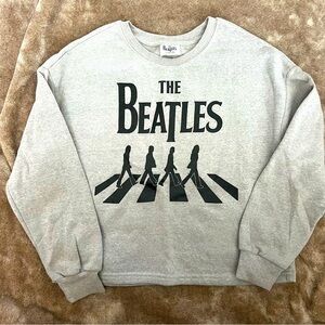 The Beatles | Sweatshirt | L (10/12) | Gray | Abbey Road Album Cover